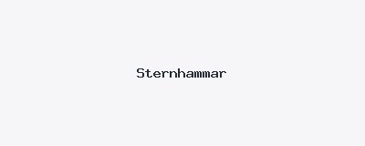 Sternhammar