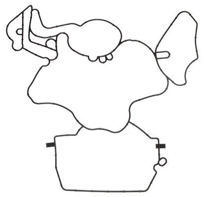 Gasket, housing cover (crankcase) ELRING 122.472