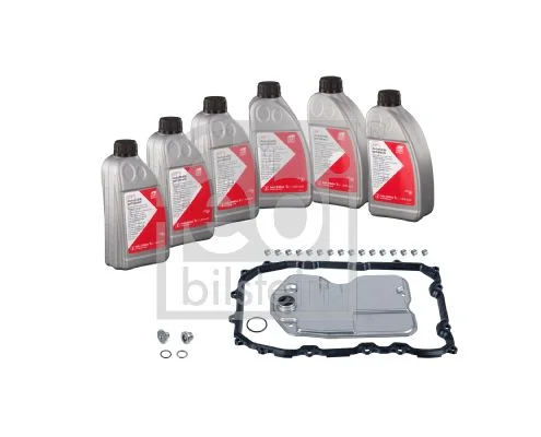 Conjunto de Peças, troca de óleo da transmissão automática Transmission Oil and Filter Service Kit FEBI BILSTEIN 171776