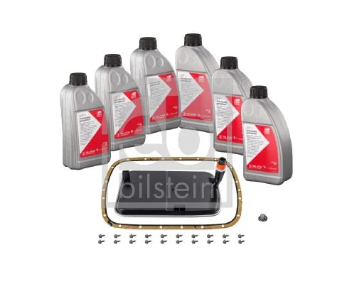 Conjunto de Peças, troca de óleo da transmissão automática Transmission Oil and Filter Service Kit FEBI BILSTEIN 176891