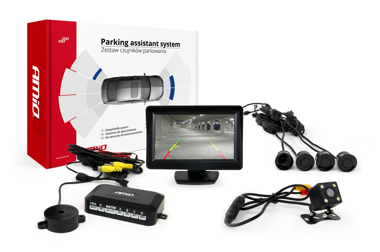 Kit de sensores, sistema auxiliar de estacionamento AMiO 01100