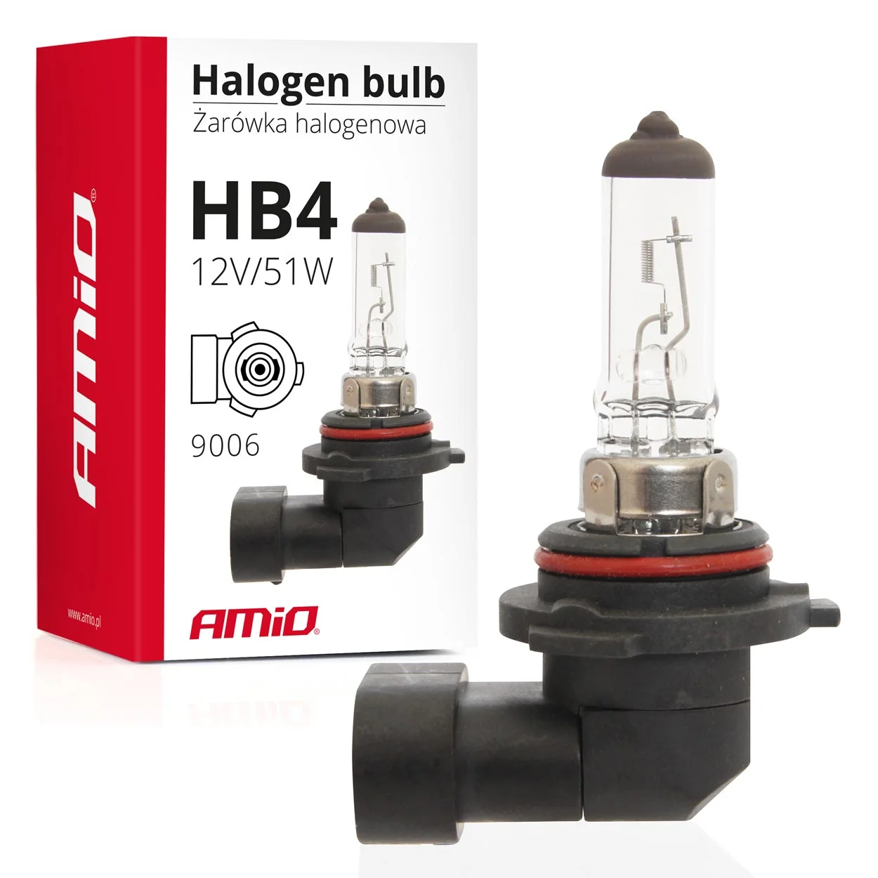 Bulb, headlight AMiO 01480