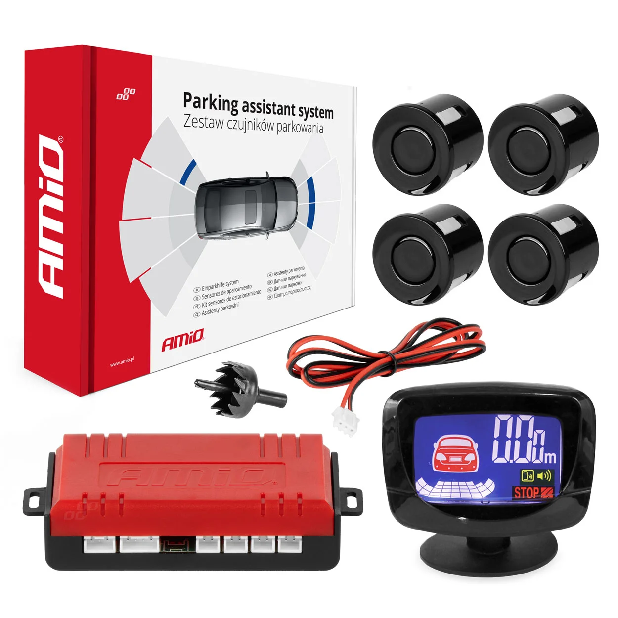 Sensor kit, park distance control AMiO 01562