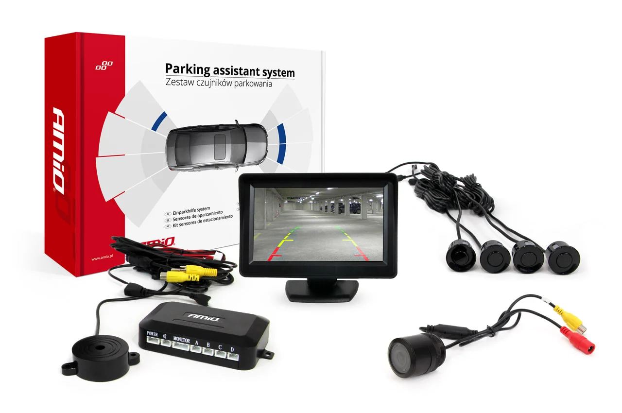 Kit de sensores, sistema auxiliar de estacionamento AMiO 01593