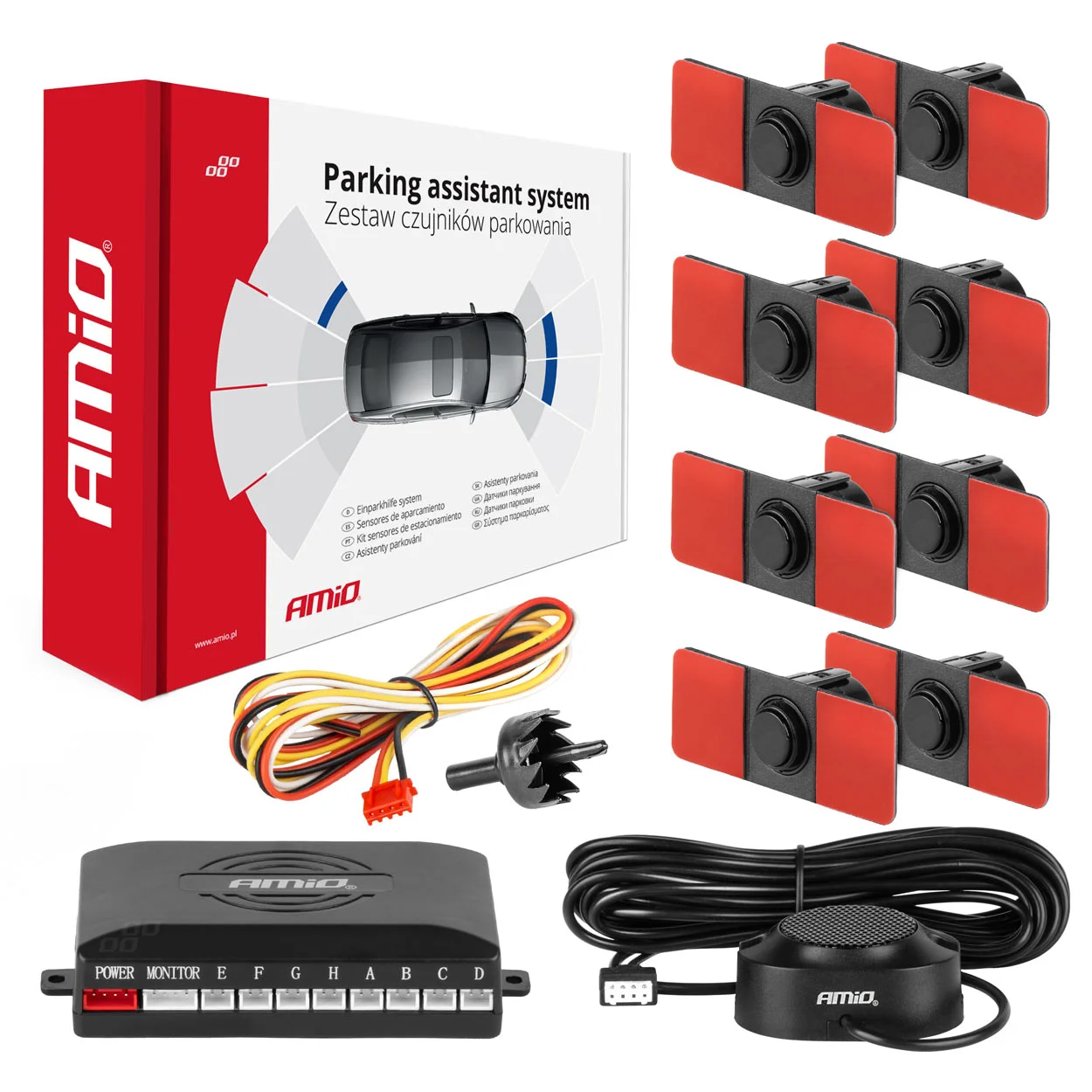 Sensor kit, park distance control AMiO 02254