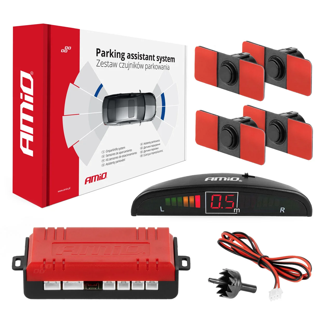 Sensor kit, park distance control AMiO 02255