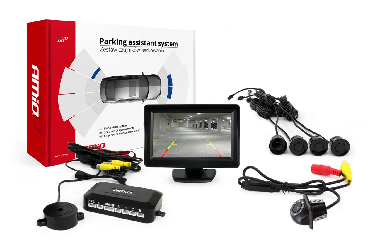 Kit de sensores, sistema auxiliar de estacionamento AMiO 02260