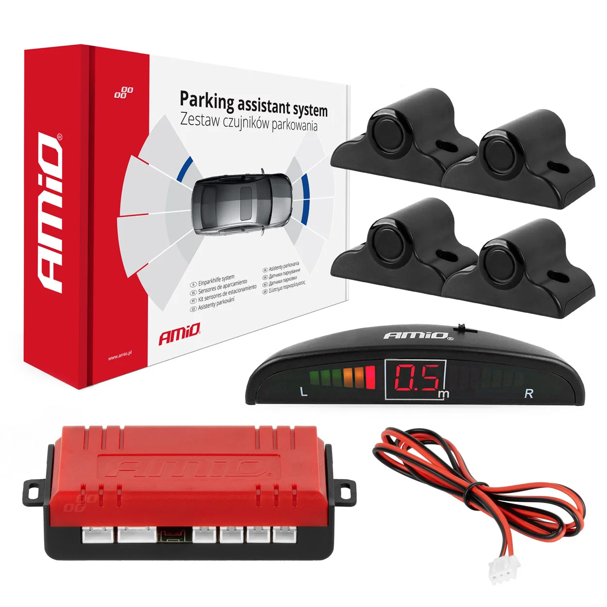 Sensor kit, park distance control AMiO 02279
