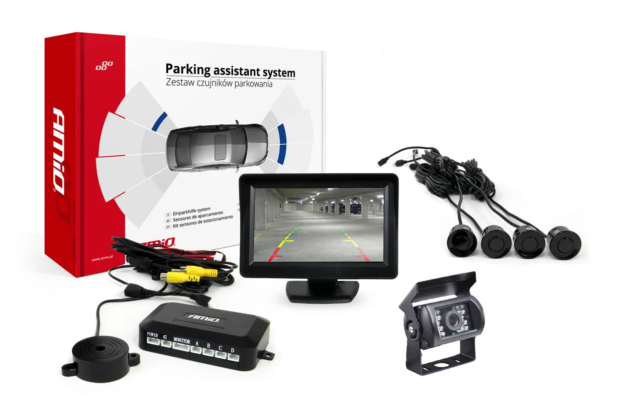 Kit de sensores, sistema auxiliar de estacionamento AMiO 02670