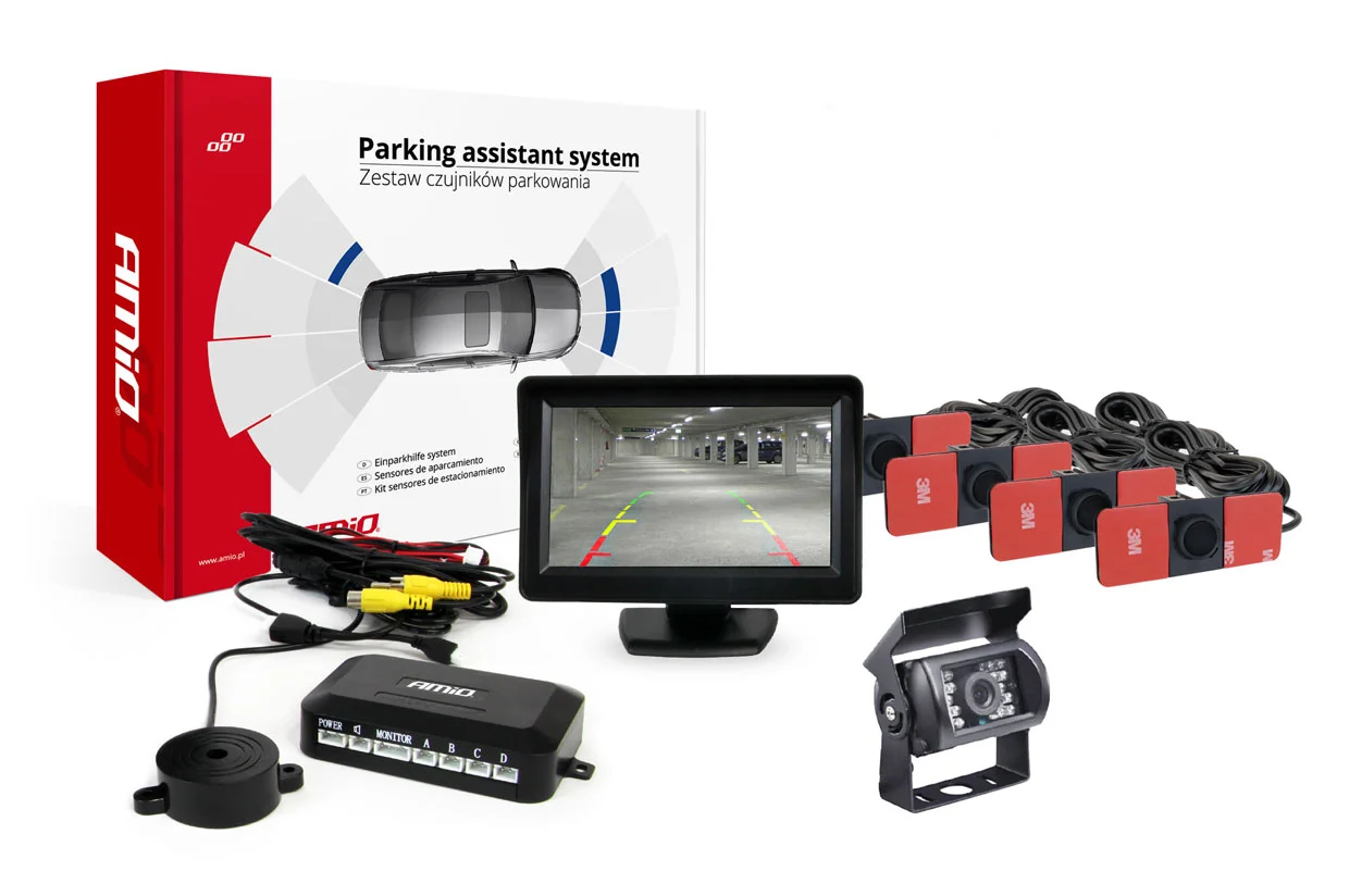 Kit de sensores, sistema auxiliar de estacionamento AMiO 02674