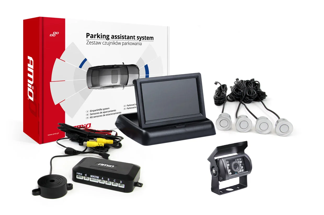 Kit de sensores, sistema auxiliar de estacionamento AMiO 02721
