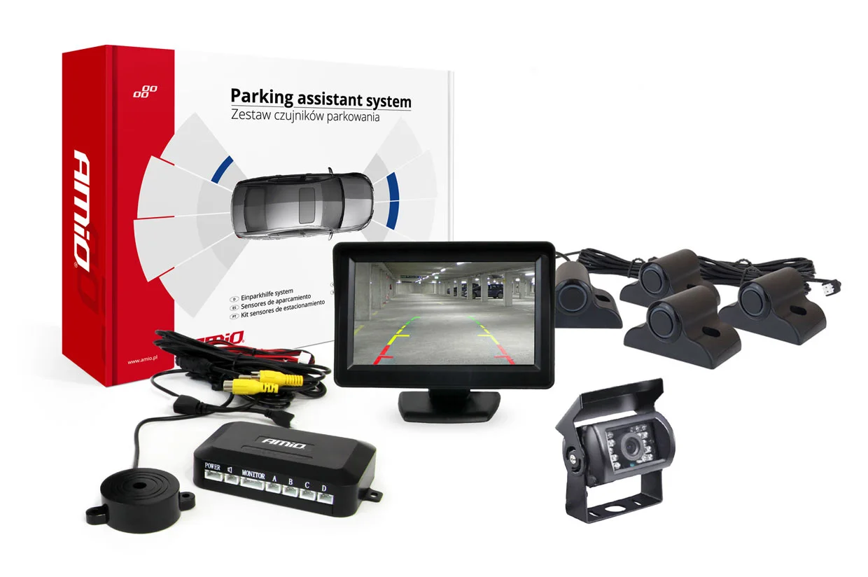 Kit de sensores, sistema auxiliar de estacionamento AMiO 02730