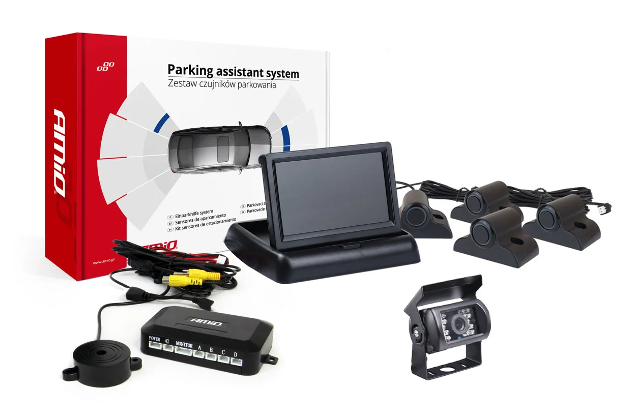 Kit de sensores, sistema auxiliar de estacionamento AMiO 02739