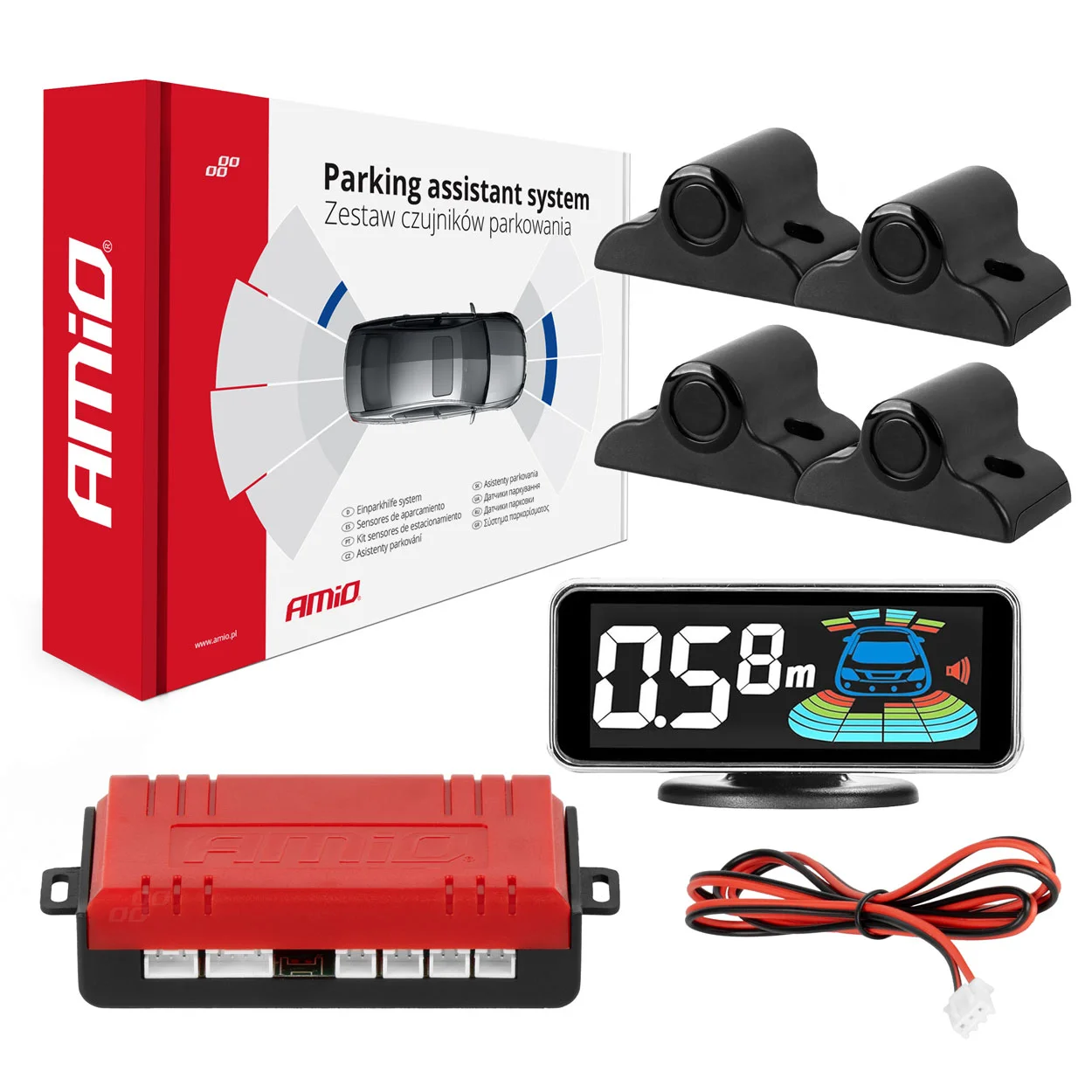 Sensor kit, park distance control AMiO 03189