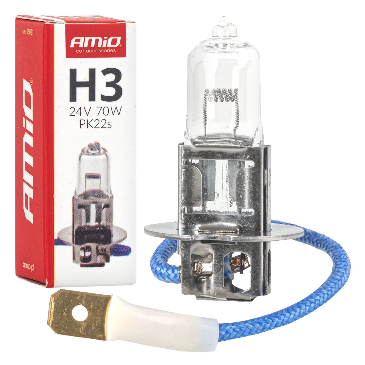 Bulb, headlight AMiO 05021