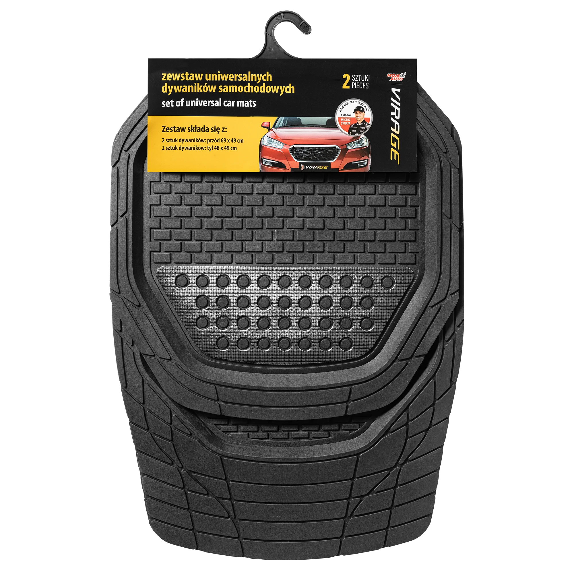 Conjunto de Tapetes de Piso AMTRA MOJE AUTO VIRAGE 93-050