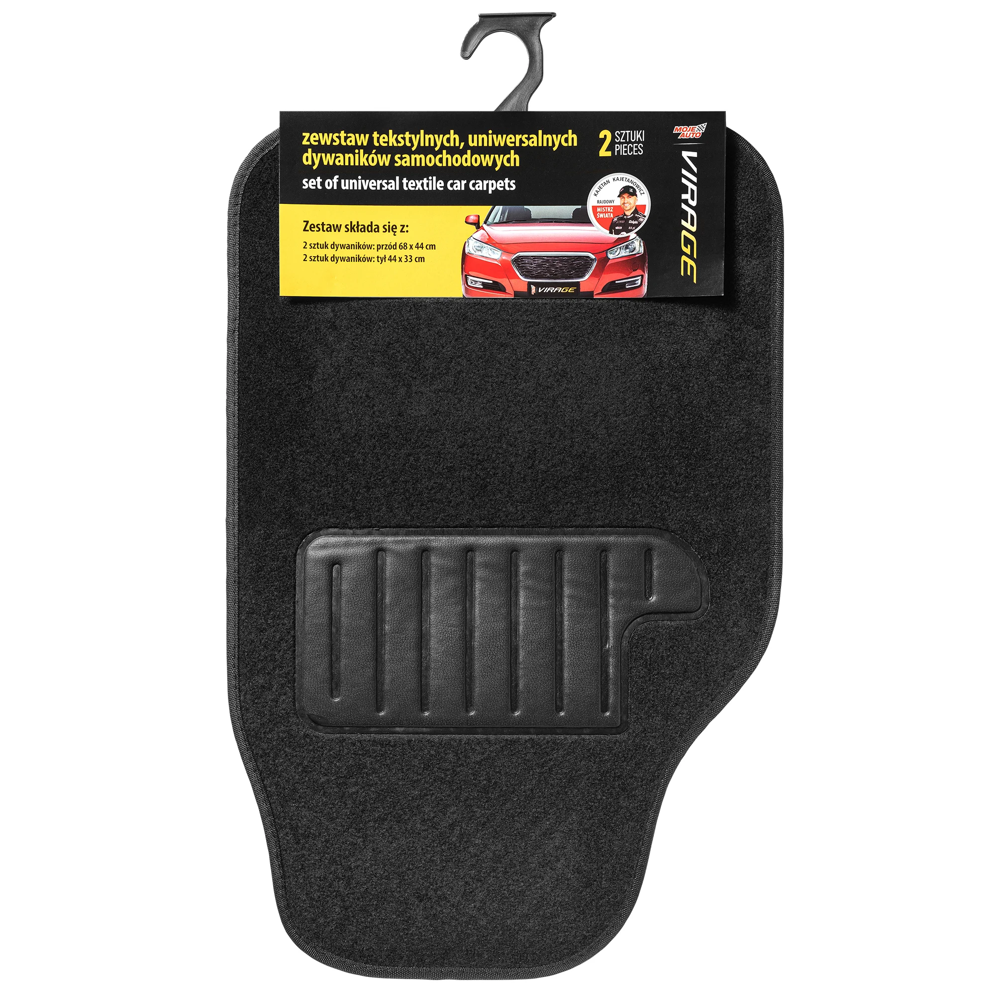 Conjunto de Tapetes de Piso AMTRA MOJE AUTO VIRAGE 93-054