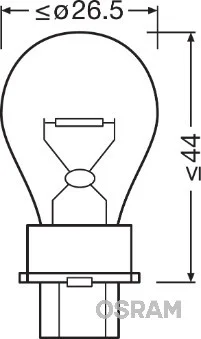 Lâmpada OSRAM 3156