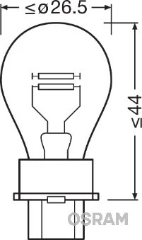 Lâmpada OSRAM 3157