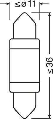 Lâmpada OSRAM 6418DWP-1BL