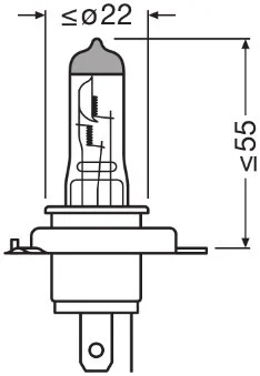 Lâmpada OSRAM 64193NBS-2HB