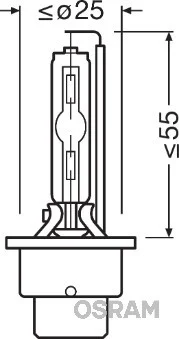 Bulb OSRAM 66240CLC