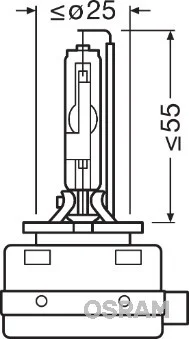 Lâmpada OSRAM 66548