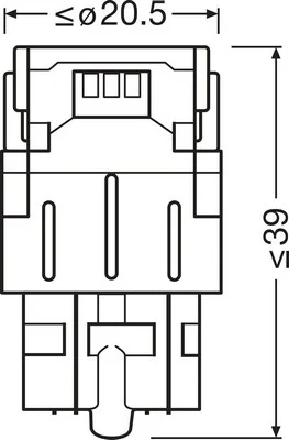 Lâmpada OSRAM 7515DWP-2BL