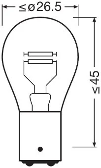 Lâmpada OSRAM 7528-2BL
