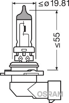 Lâmpada OSRAM 9006