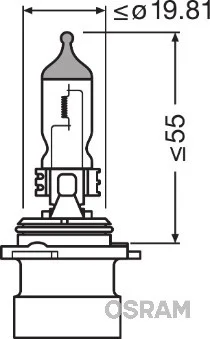 Lâmpada OSRAM 9006XS