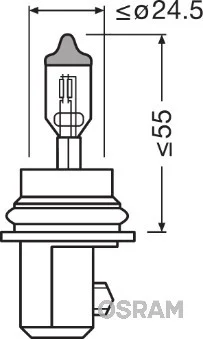 Lâmpada OSRAM 9007