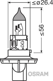 Lâmpada OSRAM 9008