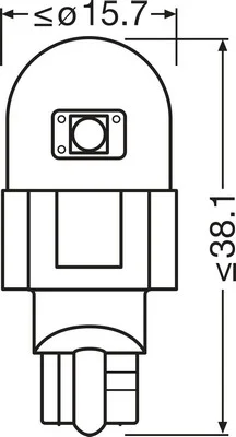 Lâmpada OSRAM 921DWP-2BL
