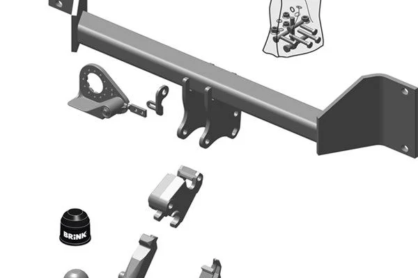 Engate de Reboque BRINK 536200