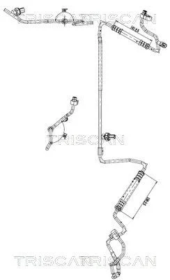 High/Low-pressure Line, air conditioning TRI 9010 11011