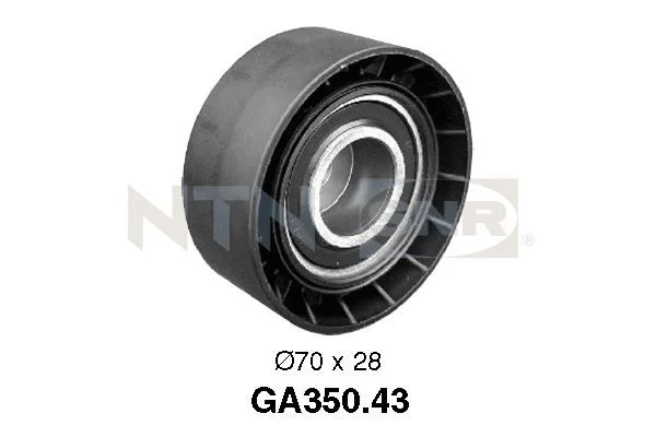 Polia de Desvio/Guia, correia do alternador SNR GA350.43