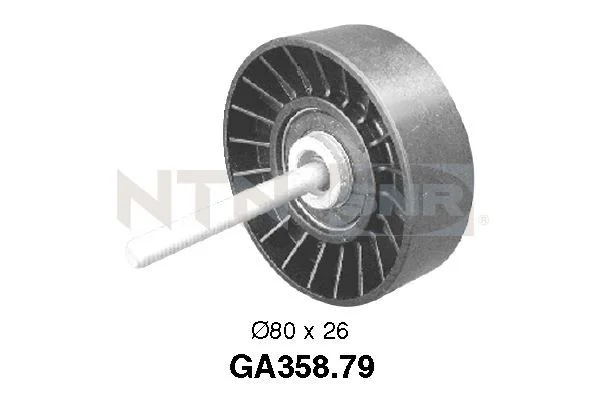 Polia de Desvio/Guia, correia do alternador SNR GA358.79
