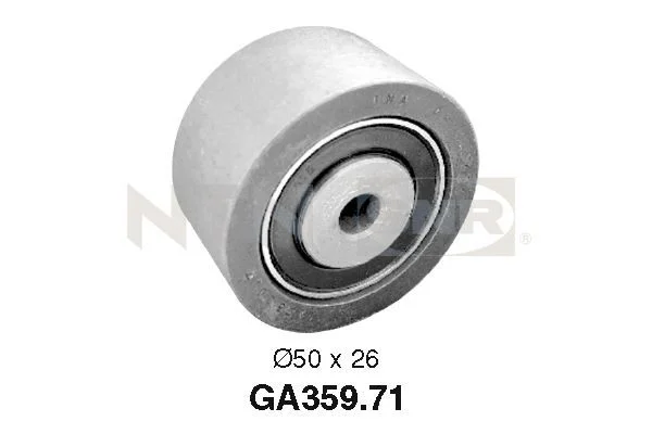 Polia de Desvio/Guia, correia do alternador SNR GA359.71