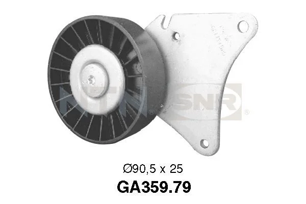 Polia de Desvio/Guia, correia do alternador SNR GA359.79