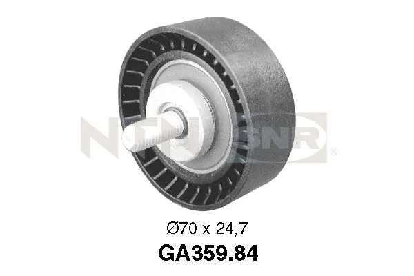 Polia de Desvio/Guia, correia do alternador SNR GA359.84