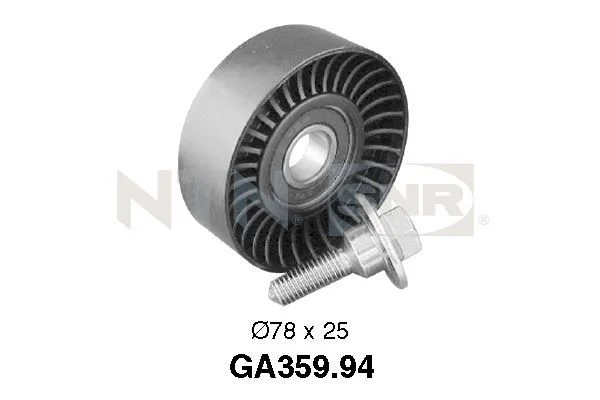 Polia de Desvio/Guia, correia do alternador SNR GA359.94