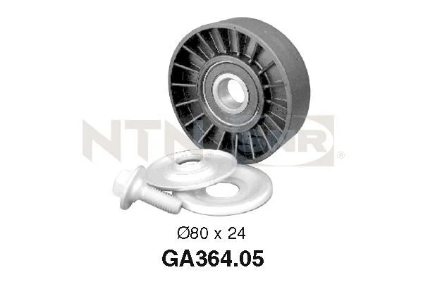 Polia de Desvio/Guia, correia do alternador SNR GA364.05