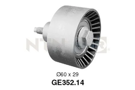Polia de Desvio/Guia, correia distribuição SNR GE352.14
