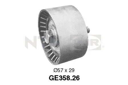 Deflection Pulley/Guide Pulley, timing belt SNR GE358.26
