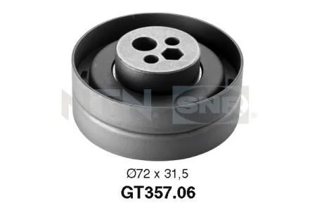 Tensioner Pulley, timing belt SNR GT357.06