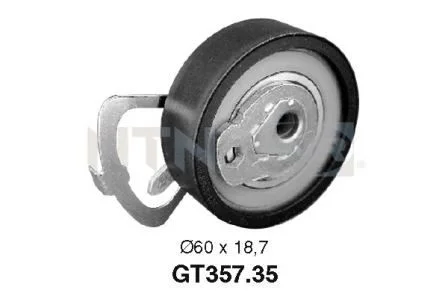 Tensioner Pulley, timing belt SNR GT357.35