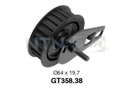 Tensioner Pulley, timing belt SNR GT358.38