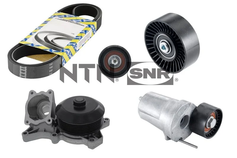 Water Pump + V-ribbed Belt Kit SNR KAP850.020