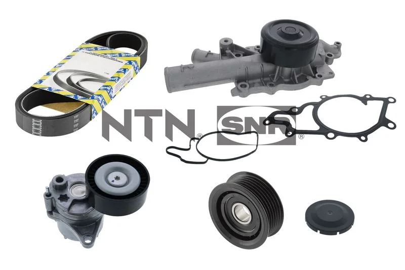 Water Pump + V-ribbed Belt Kit SNR KAP851.011